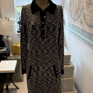 Missoni for Target Black and Gray Long Sleeve Dress